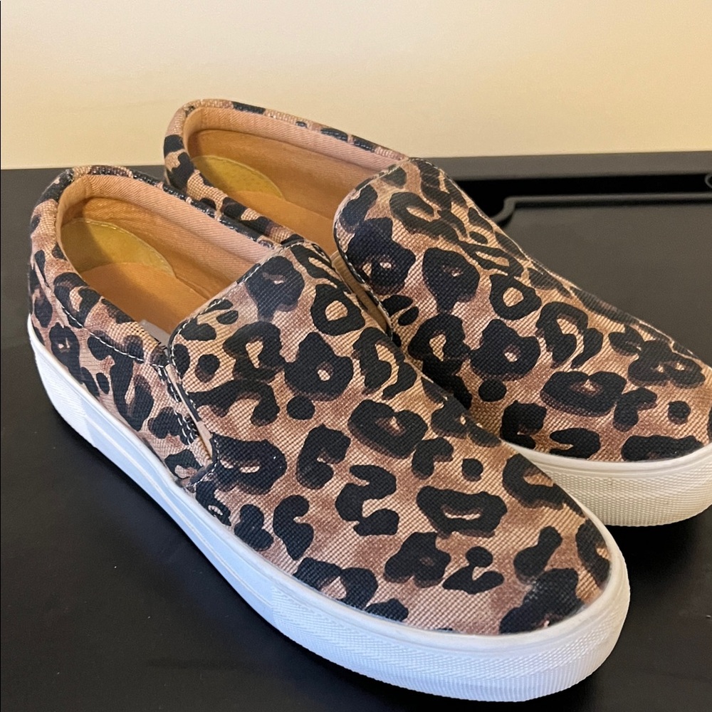 Steve Madden Animal Print Slip-Ons